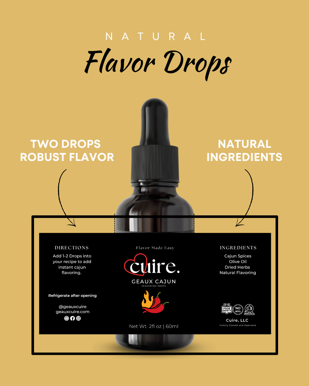 Geaux Cajun Drops