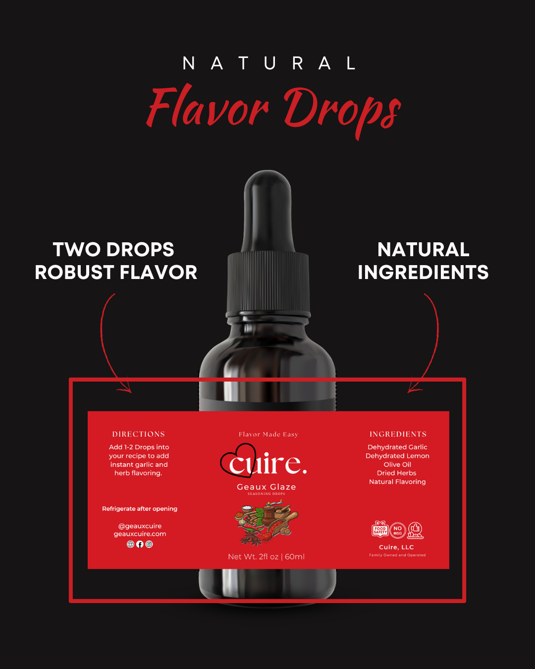 Geaux Glaze Drops