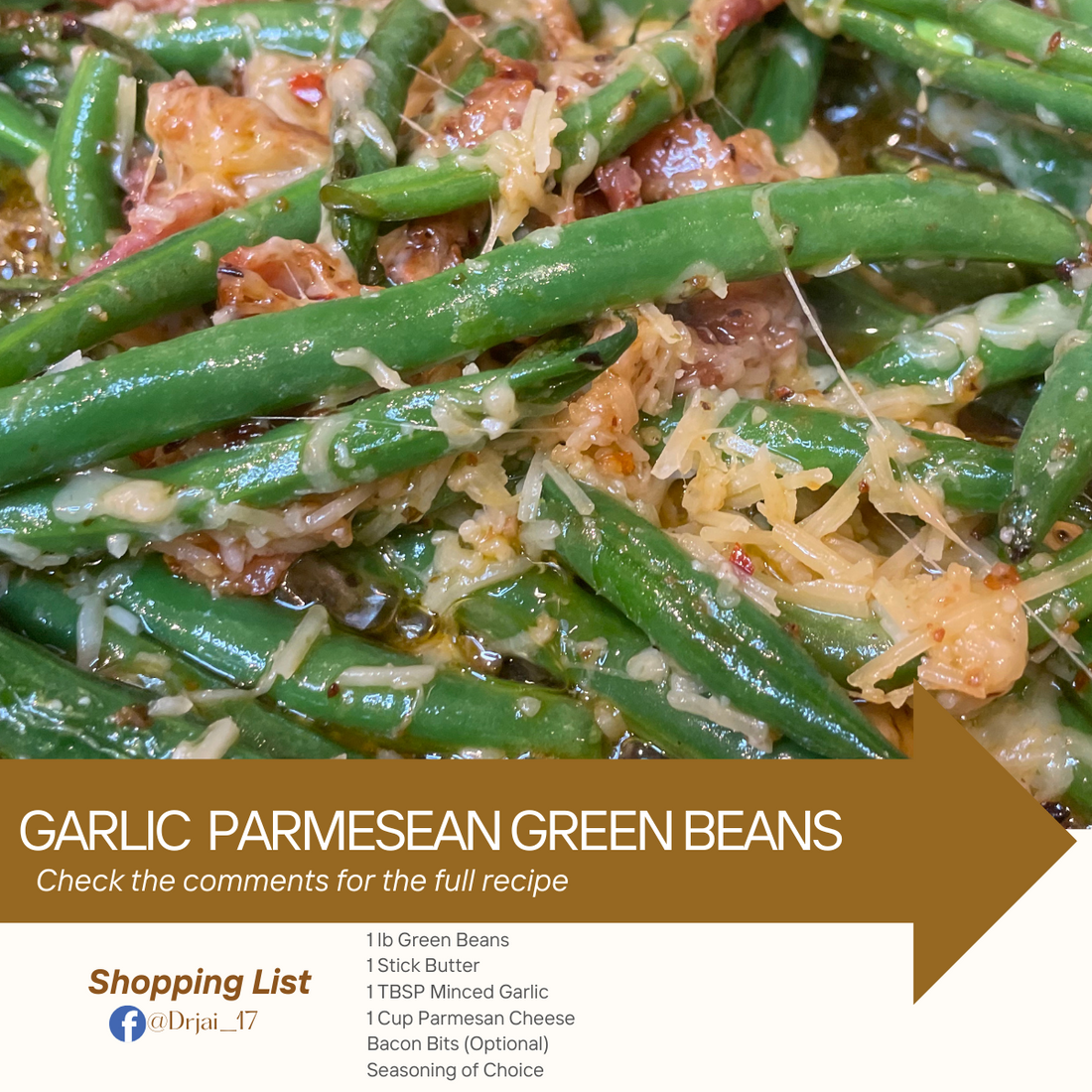 🧄🧀 Garlic & Parmesan Green Beans 🧀🧄