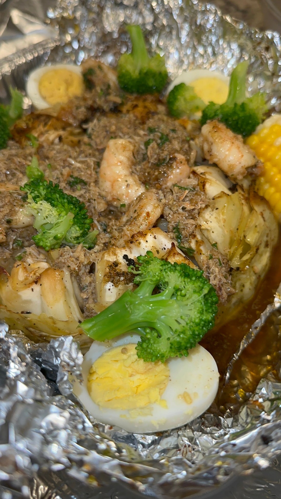 🛒 Jerk Seafood Stuffed Cabbage