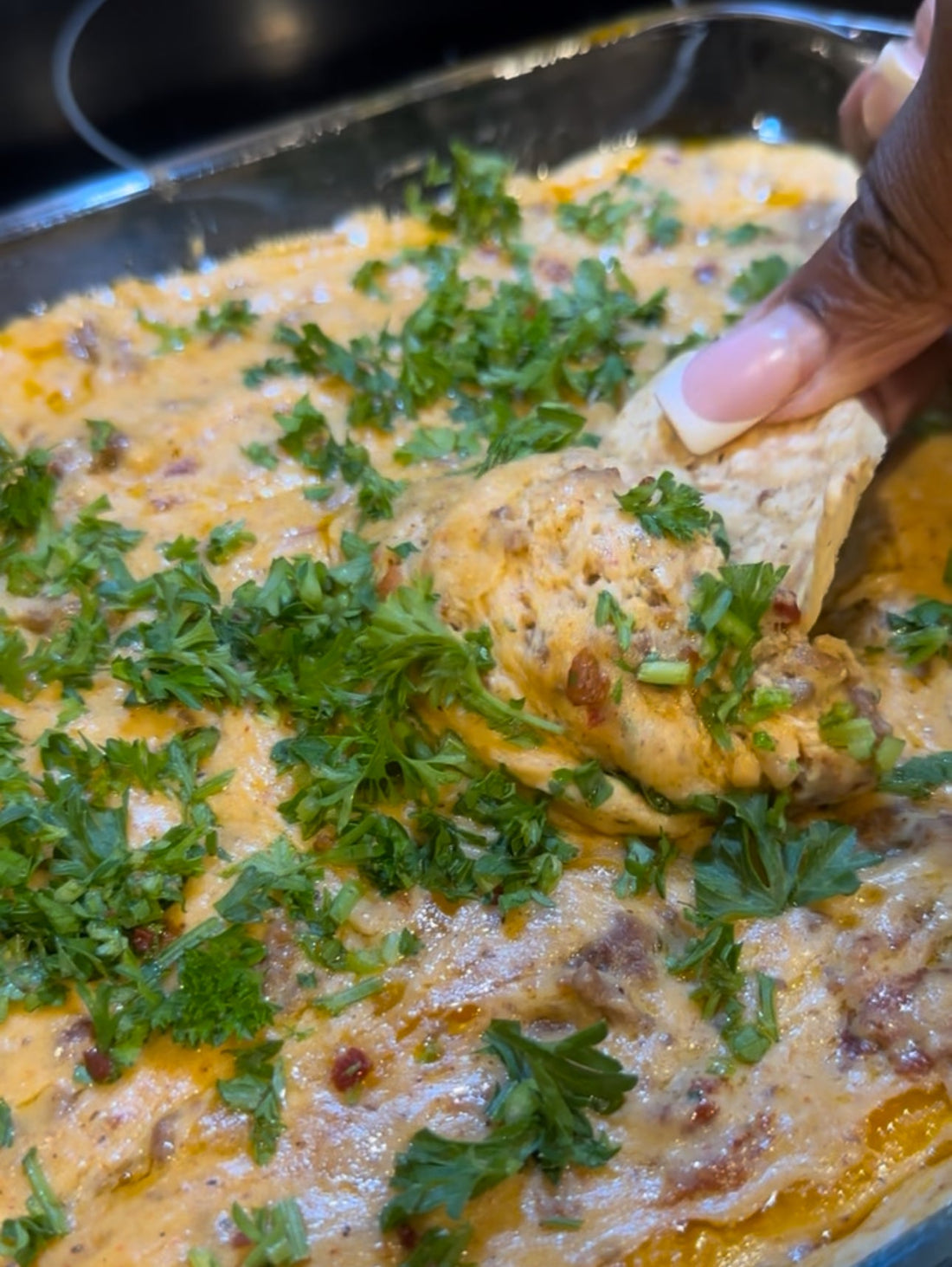 🧀 Cheeseburger Taco Dip