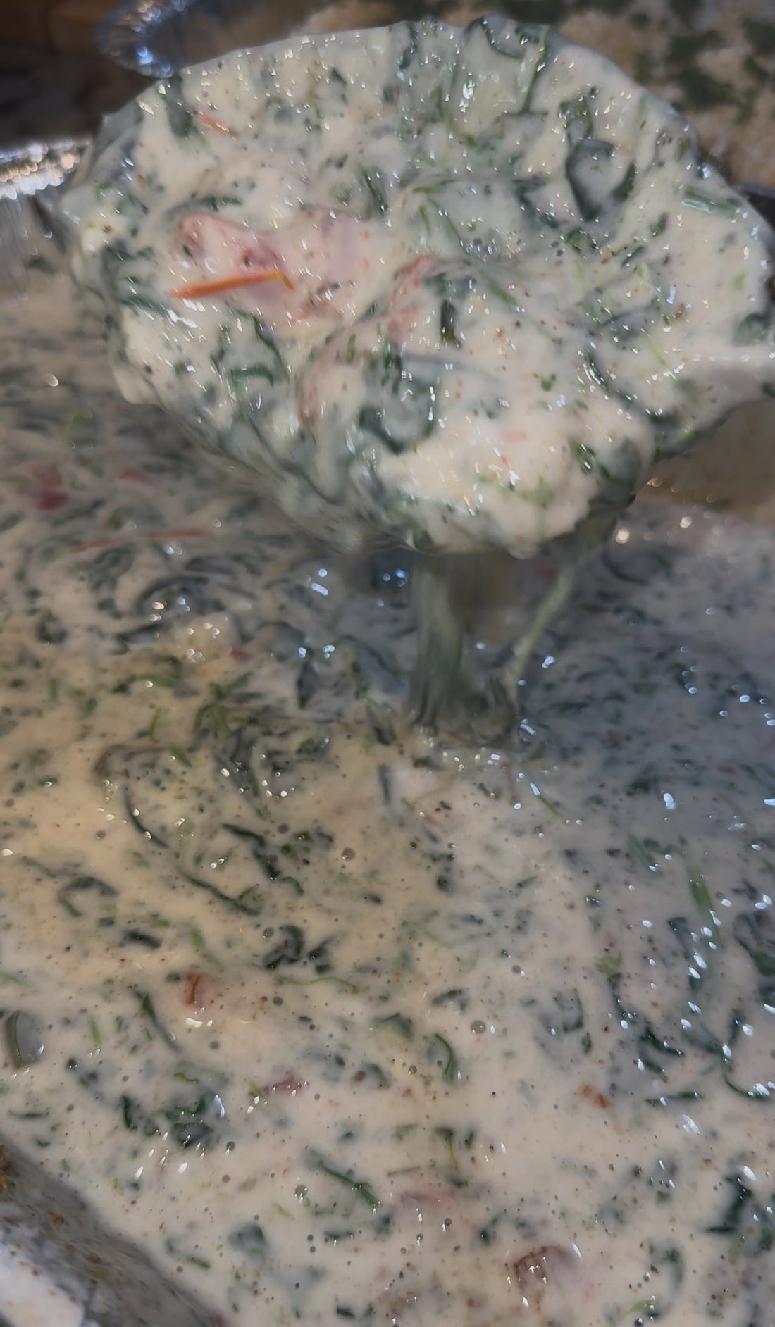 🦐 Seafood Loaded Spinach Dip