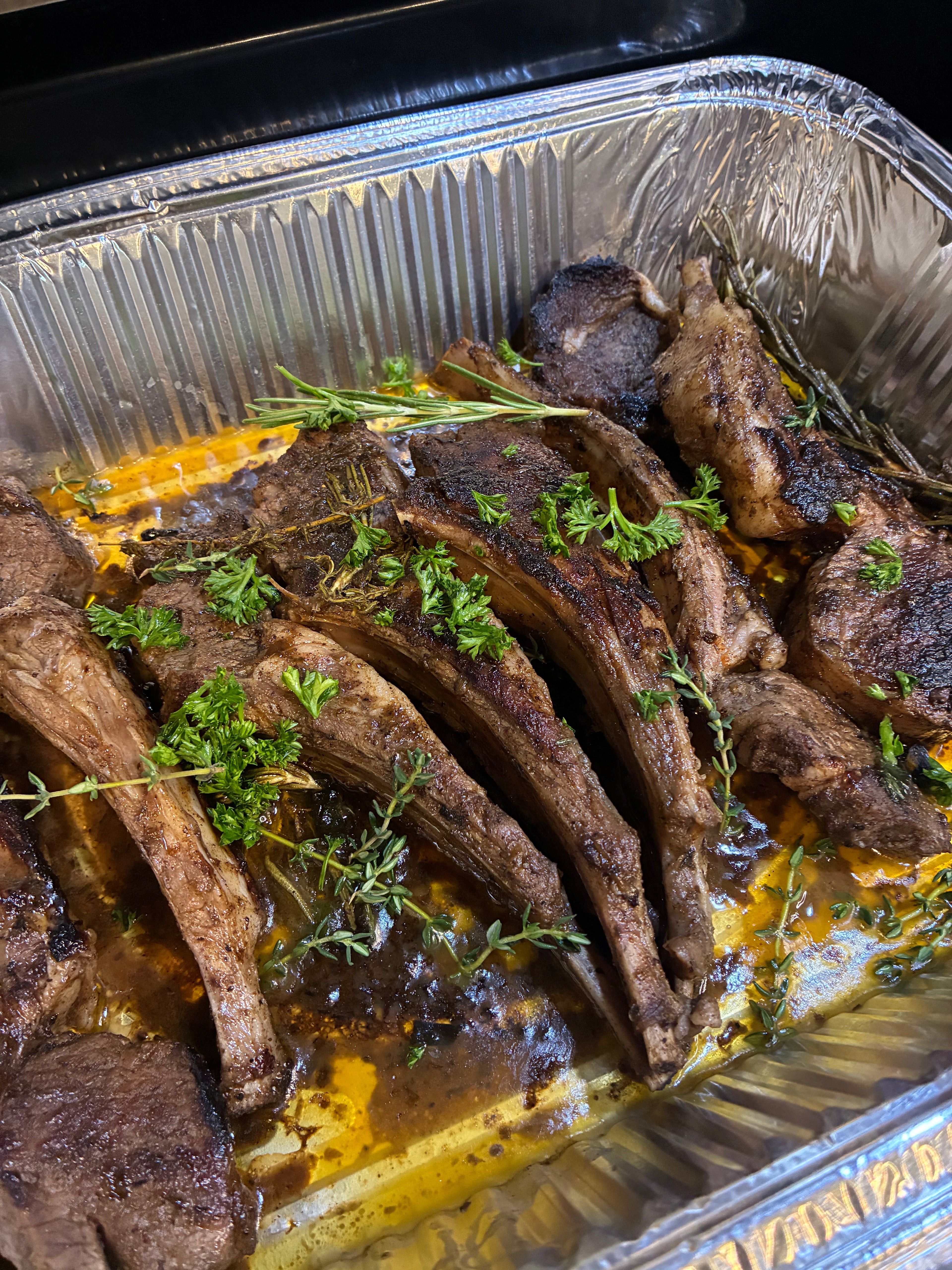🍖🔥 Jerk Honey Lamb Chops
