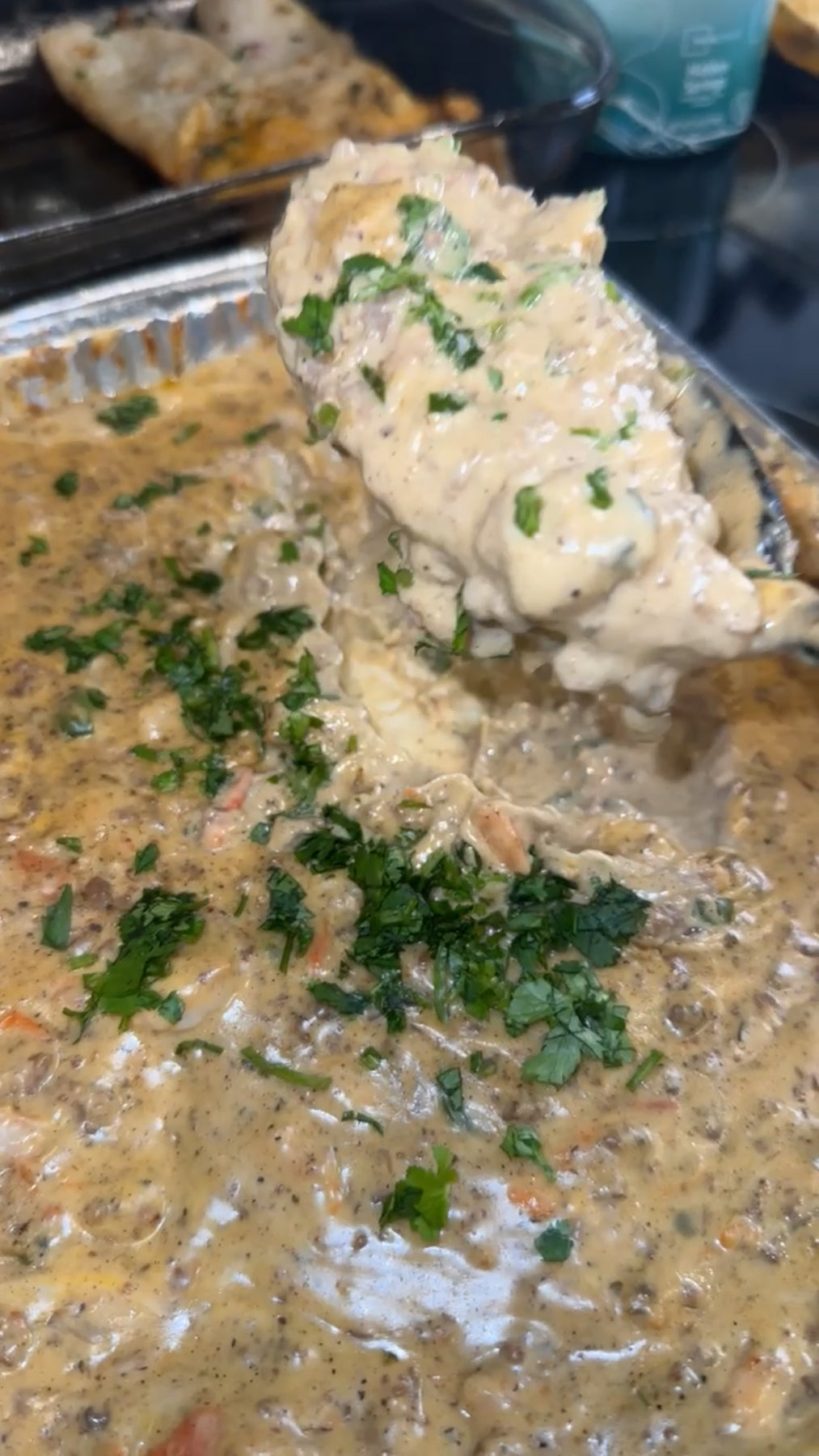 🧀🔥 Jerk Beef & Shrimp Rotel Dip