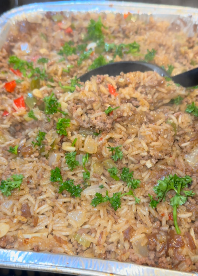 🧈🍚 Stick of Butter Dirty Rice (Beef Version)