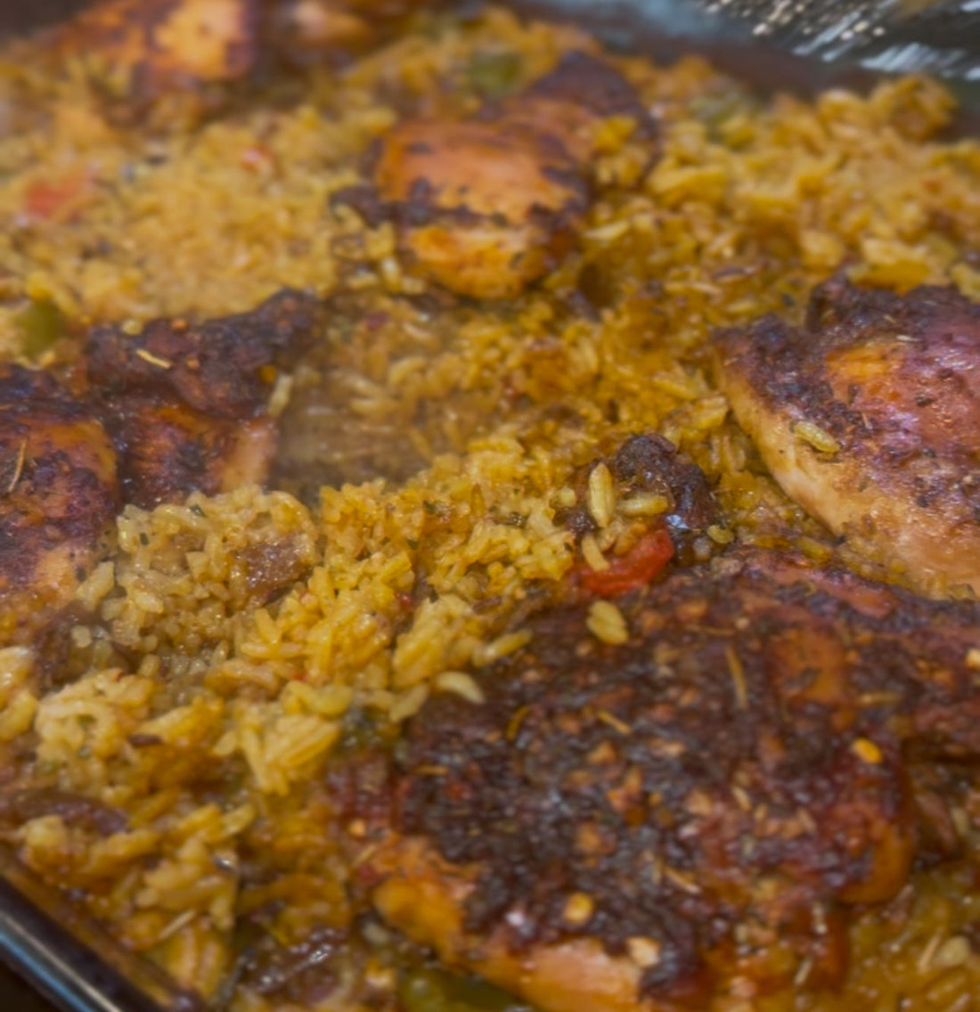 Baked Fajita Chicken &amp; Rice 🍗🔥