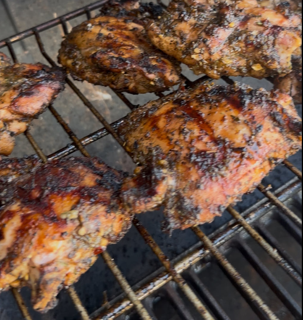 🛒 Grilled Jerk BBQ Chicken Thighs