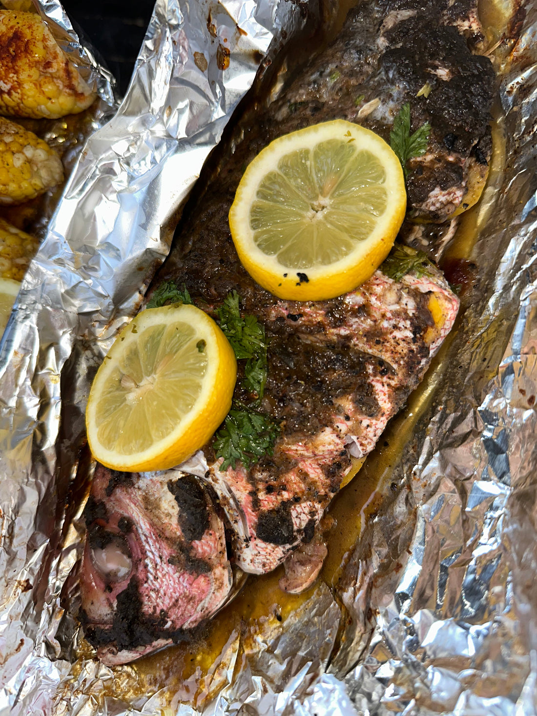 🐟🔥 Grilled Red Snapper